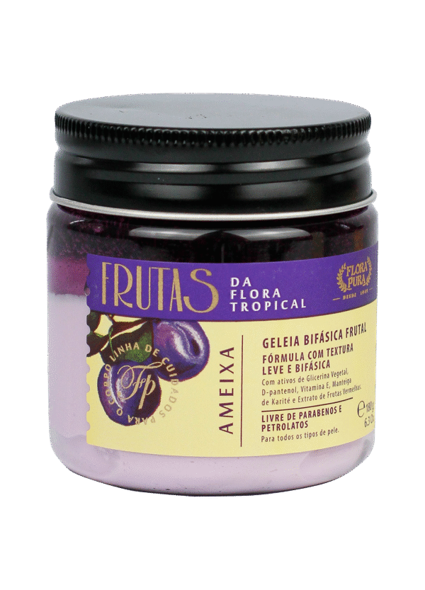 GELEIA HIDRATANTE BIFASICA FRUTAS AMEIXA 180G