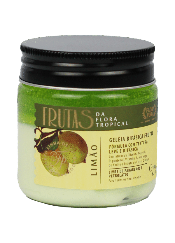 GELEIA HIDRATANTE BIFASICA FRUTAS LIMÃO 180G