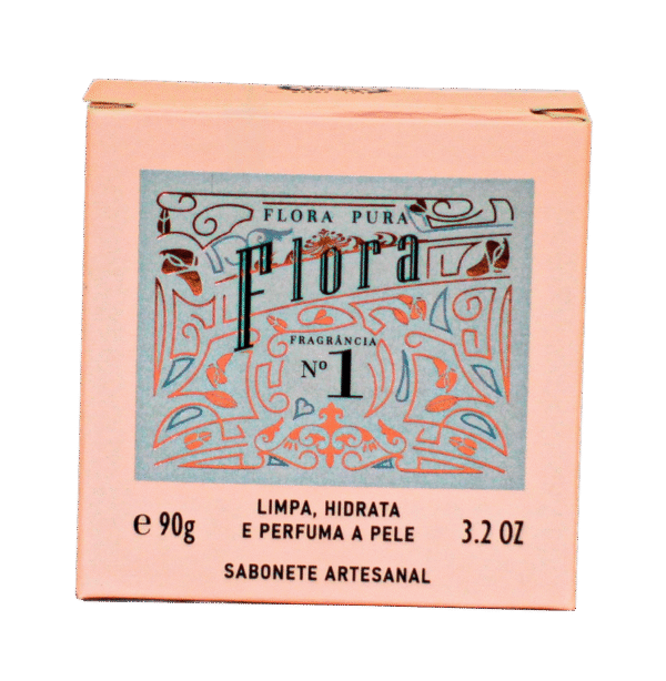 SABONETE ARTESANAL FLORA Nº 1 90G