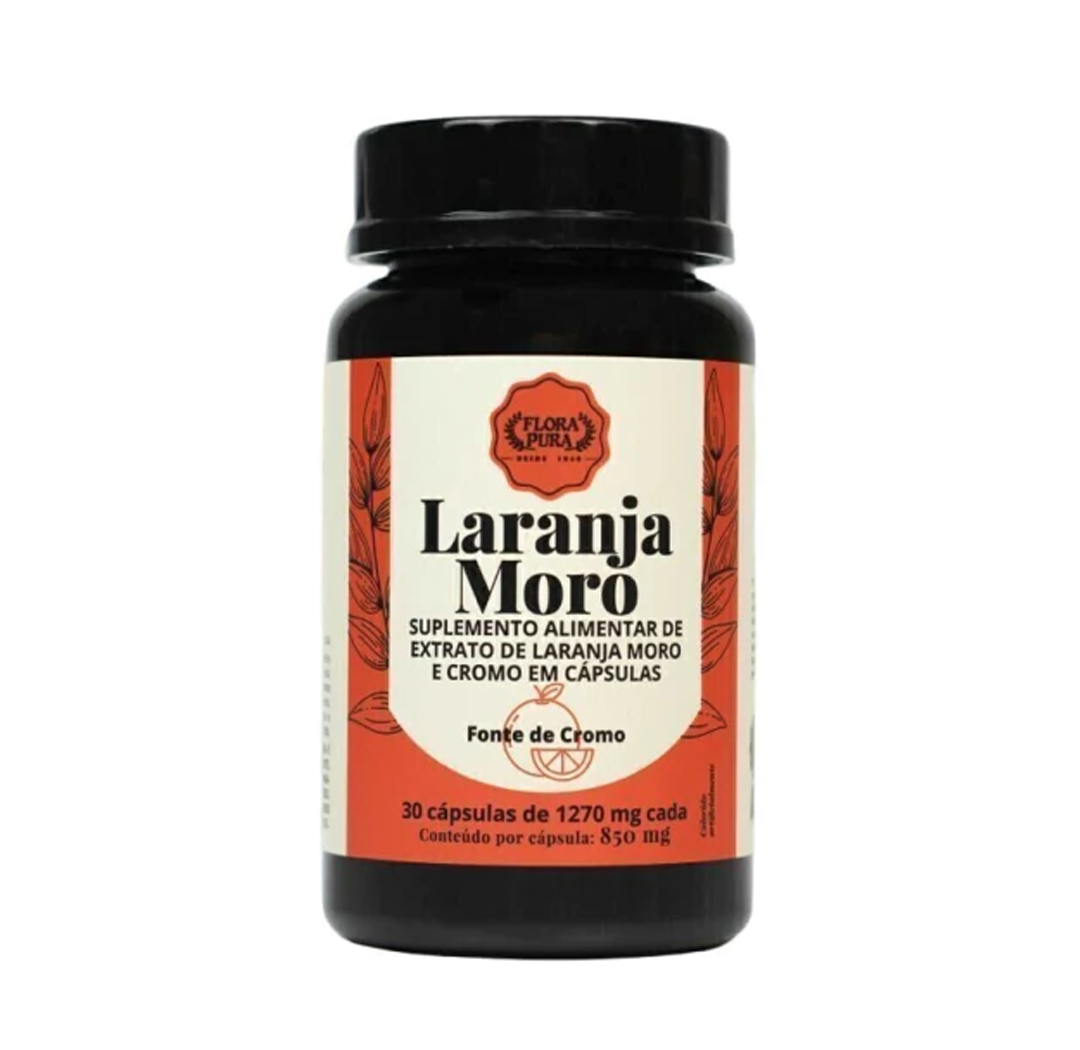 CAPSULA LARANJA MORO 1270MG 30CAP