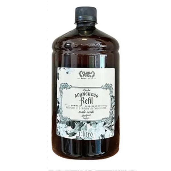 REFIL PERFUME E DIFUSOR DE AMBIENTE MATE VERDE 1L