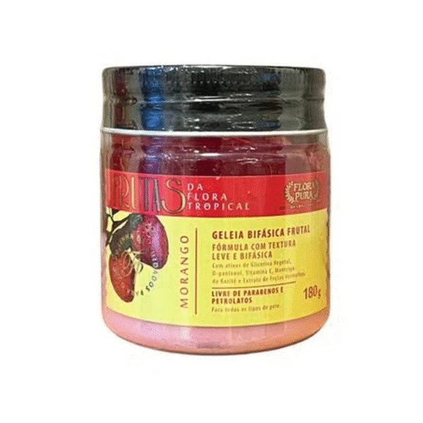 GELEIA HIDRATANTE BIFASICA FRUTAS MORANGO 180G