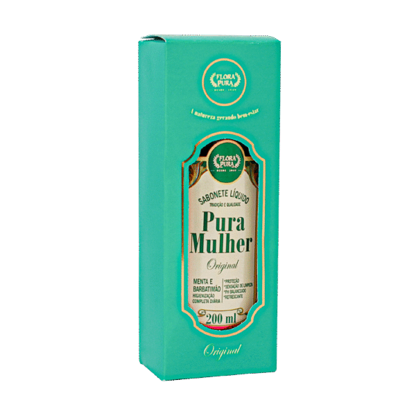 SABONETE LIQUIDO MENTA E BARBATIMÃO 200ML