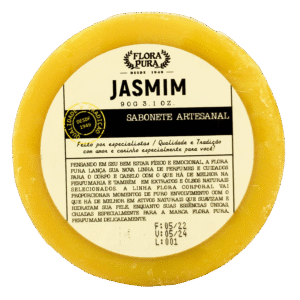 SABONETE ARTESANAL LINHA FLORA JASMIM 90G