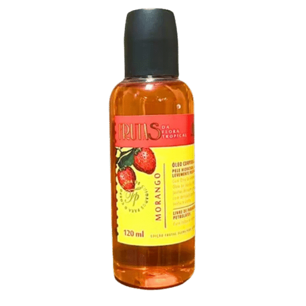 ÓLEO CORPORAL FRUTAS TROPICAIS MORANGO 120ML