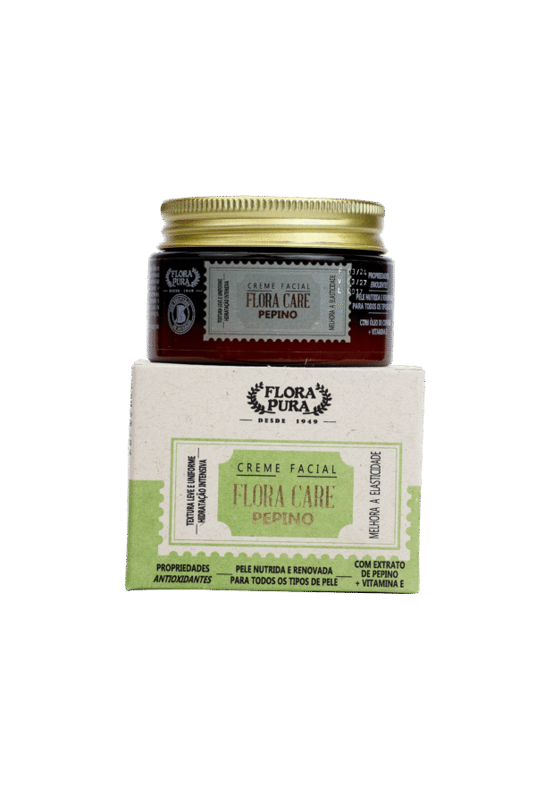 CREME FLORA CARE PEPINO 100G - Imagem 2
