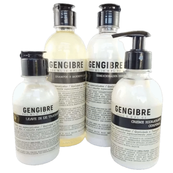KIT  DE BANHO LINHA FLORA GENGIBRE