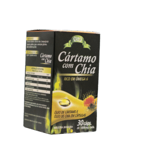 CÁRTAMO COM CHIA 1000MG 30CAP